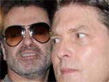 George Michael and partner Kenny Goss attending the 'Linda McCartney Photographs' private view at the James Hyman Gallery, London, Britain