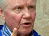 Jon Voight hosts a barbecue for victims of terrorism in Jerusalem, Israel