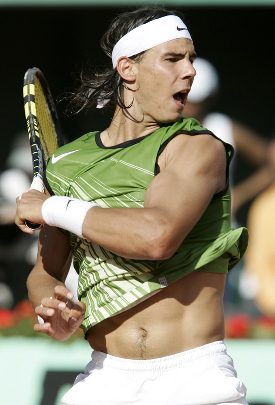rafael nadal arms. Rafael Nadal has the best arms