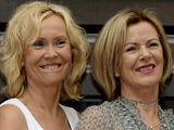 Agnetha and Annifrid at the Mamma Mia! Premiere