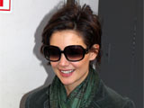 Katie Holmes outside the Schoenfeld Theatre, New York