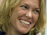 Cerys Matthews publicising the "Happy Days" campaign which demonstrates how libraries can make you happy