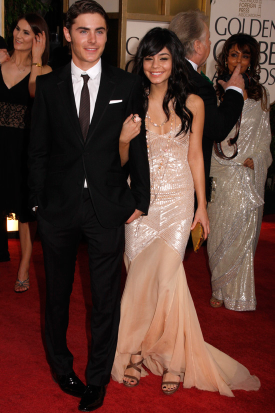 vanessa hudgens 2011 golden globes. Zac Efron and Vanessa Hudgens