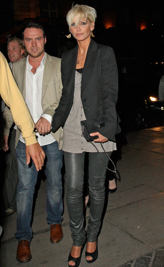 Sarah Harding and Tom Crane at London Fashion Week