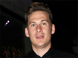 Lee Ryan of boy band 'Blue' leaves his hotel in London.