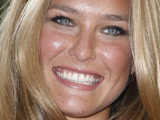 Supermodel Bar Rafaeli smiles at the Young Hollywood awards in Los Angeles
