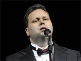 Paul Potts performs live in concert at the Seminole Hard Rock Hotel and Casino's Hard Rock Live, Hollywood, Florida.