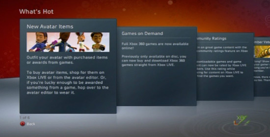 August Xbox Dashboard update