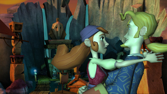 Guybrush and Elaine