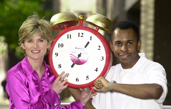 Andi Peters and Anthea Turner