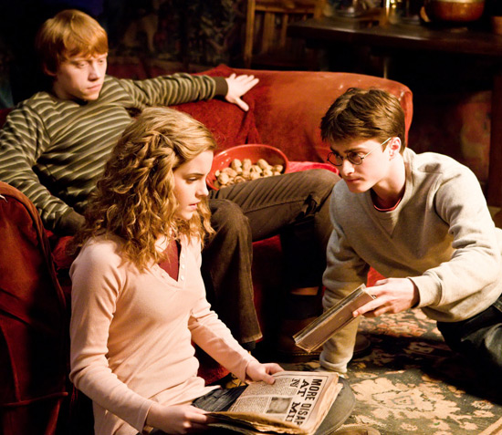 Ron, Hermione and Harry