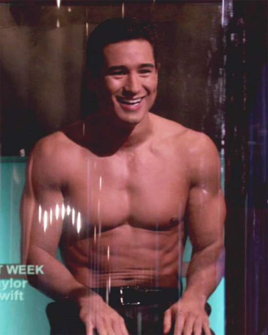 mario lopez shirtless. Mario shirtless on Ellen