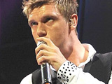 Nick Carter of the Backstreet Boys performing at the O2 Arena Dublin, Ireland.