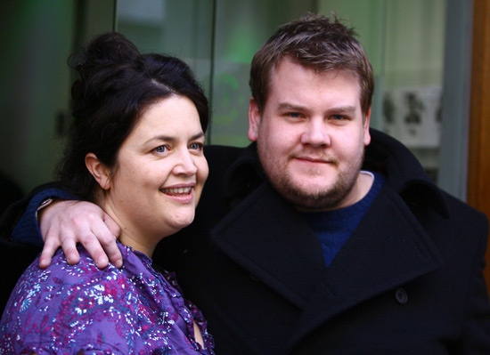 James Corden and Ruth Jones