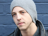 James Morrison arrives at the recording studio to record his part on the charity single for earthquake relief in Haiti