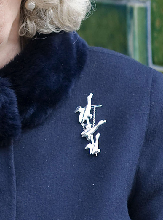 Duck brooch