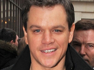 Matt Damon arriving at the BBC radio 1 studios