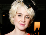 Kelly Osbourne at the Jeremy Scott fashion show