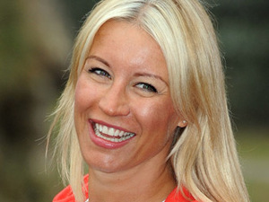 Denise Van Outen promoting Sport Relief 2010