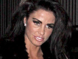 Katie Price leaving a party at Chateau Marmon