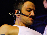 Peter Andre performing live in concert during 'The Revelation Tour' at the Brighton Dome. Brighton, England.