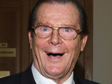 Sir Roger Moore attends a pre-concert symphony orchestra rehearsal