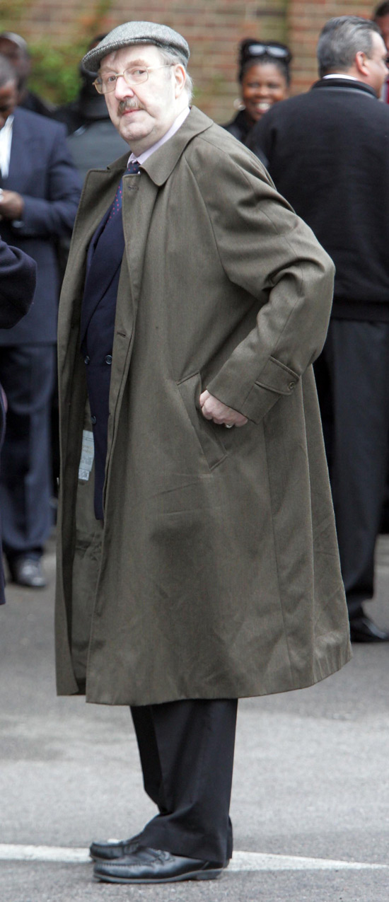 At John Inman's funeral