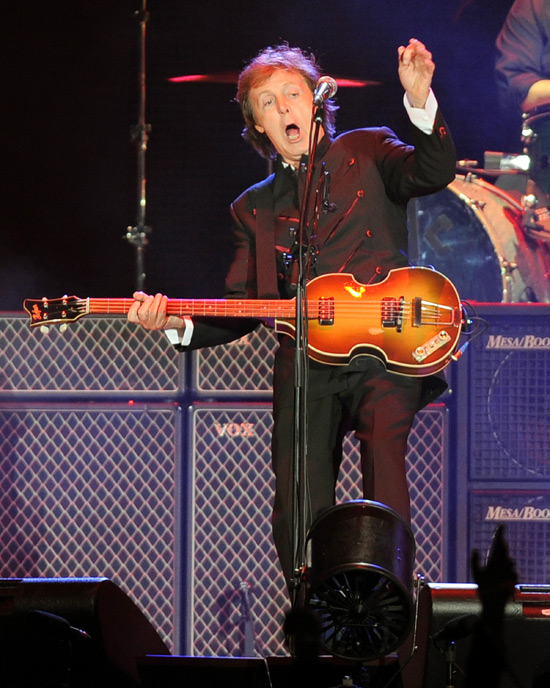 Paul McCartney performs live at the Sun Life Stadium,