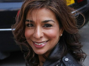 Shobna Gulati outside the ITV studios