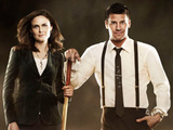 Dr Temperance Brennan and Agent Seeley Booth from Bones