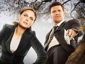 Dr Temperance Brennan and Agent Seeley Booth from Bones
