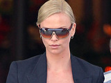 Charlize Theron carrying her groceries as she leaves leaving Bristol Farms in Beverly Hills