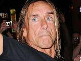 Iggy Pop leaves Yonge-Dundas Square after performing at the 2010 NXNE outdoor concert, Canada
