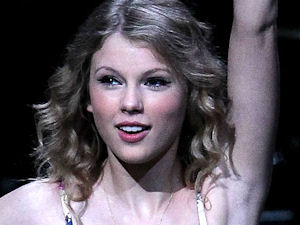Taylor Swift performing live at the 2010 CMA Music Festival held in Nashville, Tennessee