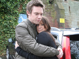 Rhys hugs Suzanne