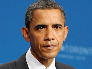 U.S. President Barack Obama speaking at a press conference to conclude the G20 Summit held in Toronto, Canada