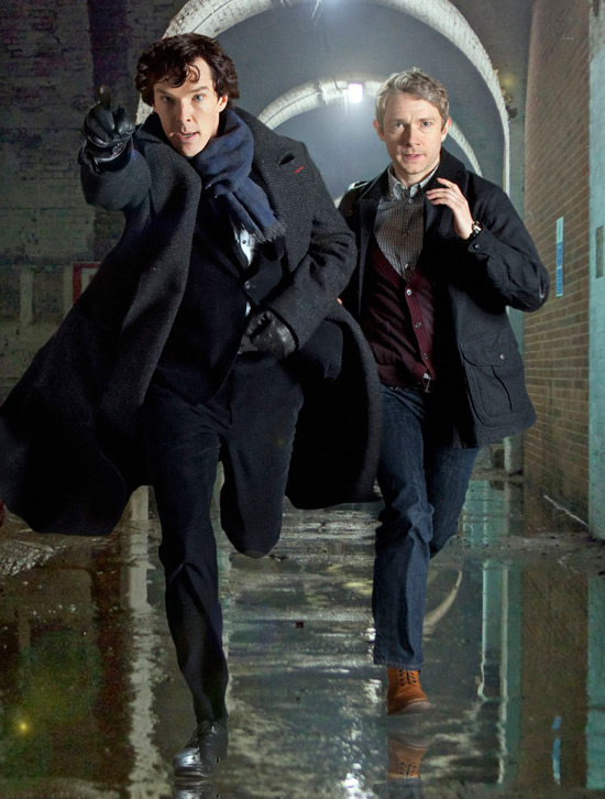 Sherlock Holmes and John Watson in Sherlock