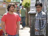 Syed watches jealously as Christian works out with a client.