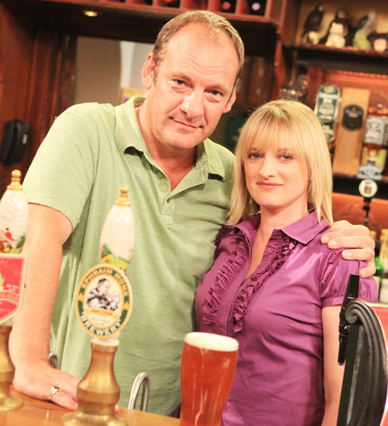 Jimmy and Nicola King from Emmerdale