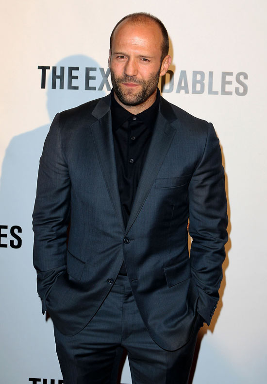 The Expendables' star Jason Statham at a screening in Las Vegas.