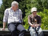 Lewis talks to Liam, reassuring him that he doesn't need to be scared.