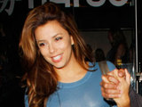 Eva Longoria and Tony Parker leaving Katsuya Restaurant