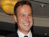 Peter Jones leaving the TV Choice Awards 2010