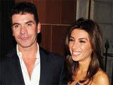 Simon Cowell and fiancé Mezhgan Hussainy out and about in London, England