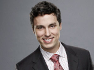 John Francis Daley as Dr. Lance Sweets in Bones