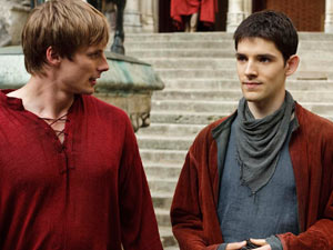 Merlin S03E04: Gwaine - Arthur and Merlin
