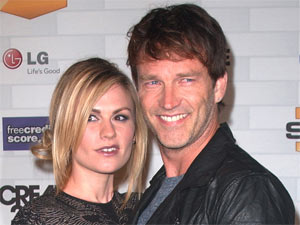 Anna Paquin and Stephen Moyer attending Spike TV's 'Scream 2010 Awards' held in Los Angeles