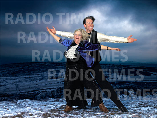 Ann Widdecombe and Anton Du Beke