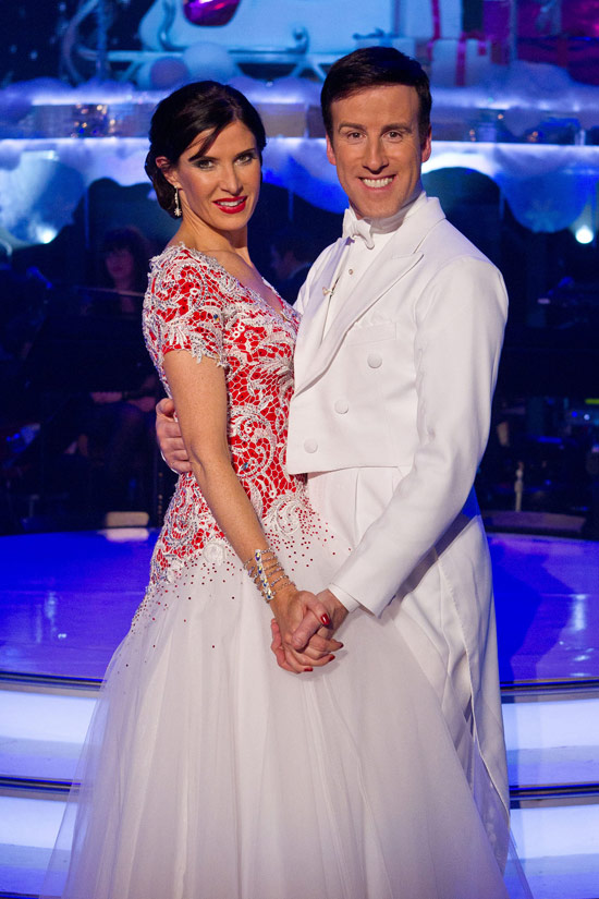 Ronni Ancona and Anton Du Beke