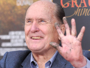 Robert Duvall at his hand and footprint ceremony in Los Angeles